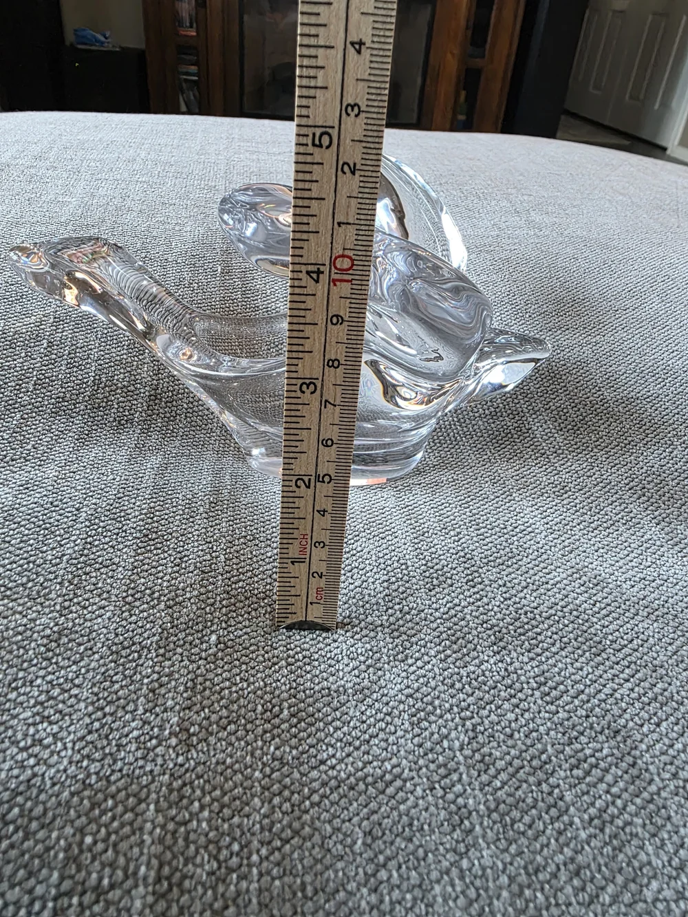 Princess House Lead Crystal Flying Bird Dove Figurine